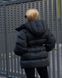 Fashionable Women's Winter Puffer Jacket, One size(S,M,L), Black