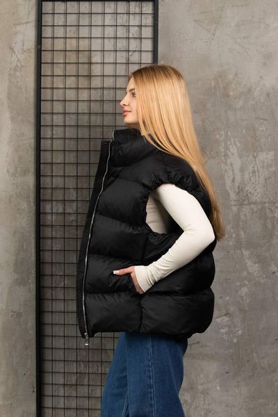 Женский жилет молодежный One Size (S-L) черный Sky - T фото