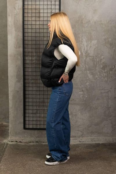 Женский жилет молодежный One Size (S-L) черный Sky - T фото