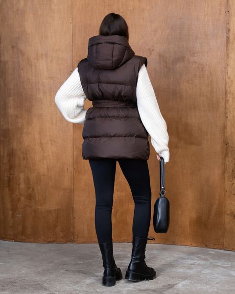 Women's Youth Vest, One Size (S-L), Chocolate