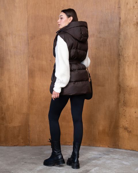 Women's Youth Vest, One Size (S-L), Chocolate