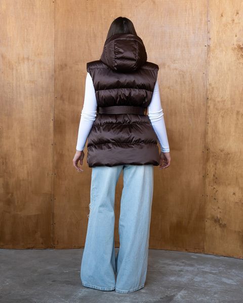 Women's Youth Vest, One Size (S-L), Chocolate Grace