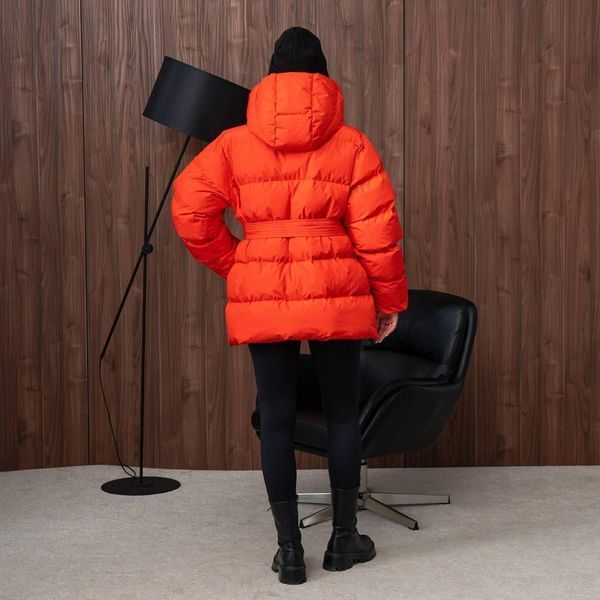 Fashionable Women's Winter Puffer Jacket, One size(S,M,L), Red