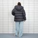 Пуховик жіночий зимовий молодіжний One size(S,M,L) графіт Samanta - T фото 9