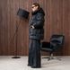 Пуховик жіночий зимовий молодіжний One size(S,M,L) чорний Melissa - T фото 7