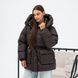 Fashionable Women's Winter Puffer Jacket, One size(S,M,L), Matte Chocolate