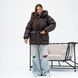 Fashionable Women's Winter Puffer Jacket, One size(S,M,L), Matte Chocolate