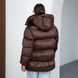Women's Winter Puffer Jacket, One size(S,M,L), Chocolate Grace