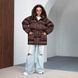 Women's Winter Puffer Jacket, One size(S,M,L), Chocolate Grace