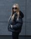 Fashionable Women's Youth Puffer Jacket, M-L, Black