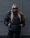 Fashionable Women's Youth Puffer Jacket, M-L, Black