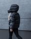 Fashionable Women's Youth Puffer Jacket, M-L, Black