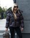 Women's Winter Youth Puffer Jacket, M-L, Chocolate
